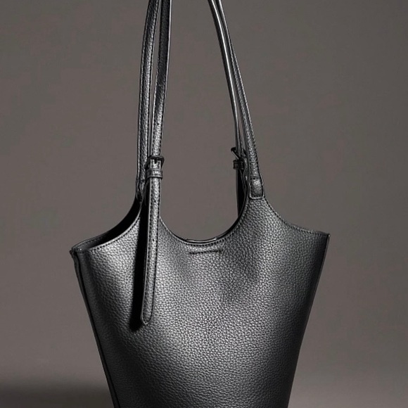 Anthropologie x Antik Kraft Bucket Shoulder Bag with Detachable Pouch 🖤🖤 - Picture 9 of 9